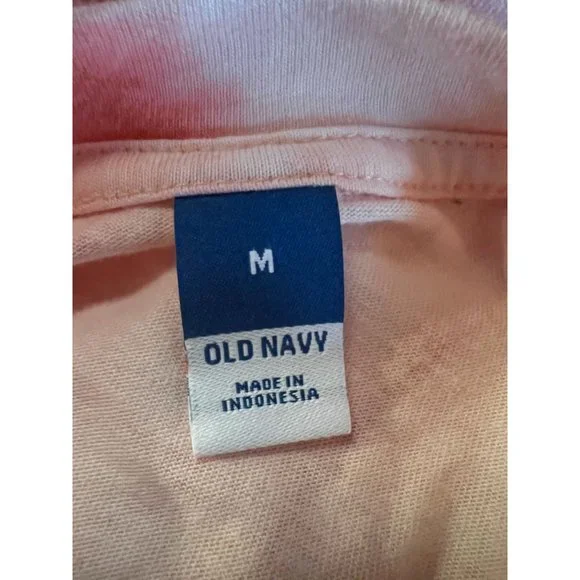 Old Navy Shirt Womens Medium Crewneck Long Sleeve Tie Dye - Picture 6 of 8